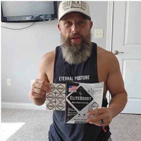 Customer testimonial for EliteBoost Men's Patch male performance